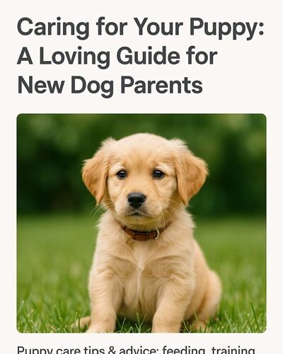 Caring for Your Puppy: A Loving Guide for New Dog Parents